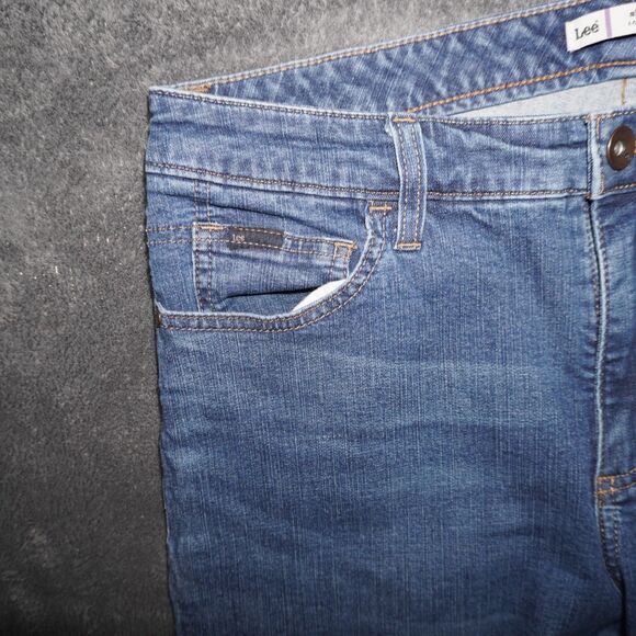 Lee Slender Secret Women's Jeans Size 14 Medium Boot Flare - Picture 6 of 6